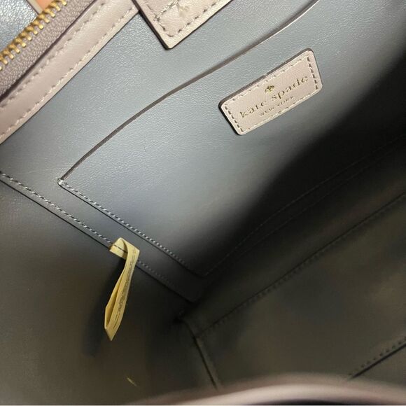 KATE SPADE Grey Tote Satchel Putman Drive Mini Nelle Crossbody Leila Knott - Picture 8 of 10